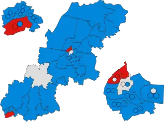 2011 results map