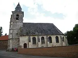 The church in Lanches-Saint-Hilaire