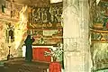 Central apse with dinner of Herod Antipas and statue of Charlemagne
