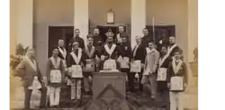 Members of the Lodge, Asian Art Museum collection.