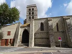 The church in Saint-Martin-Lalande