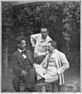 Goga and writers Ștefan Octavian Iosif and Ion Luca Caragiale