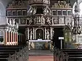 Altar and pulpit