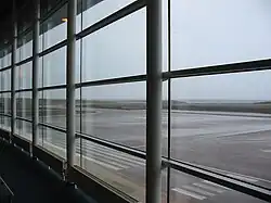 Saint-Pierre airfield from the terminal