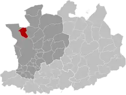 Location of Stabroek in the province of Antwerp