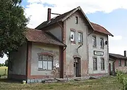 The local railway station
