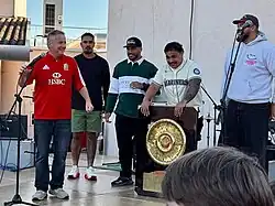 Stade Toulousain Rugby Club Presenting Prizes