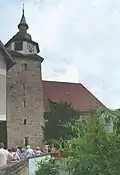 Stadtkirche Untertürkheim mit Grieshaber-Altarwand