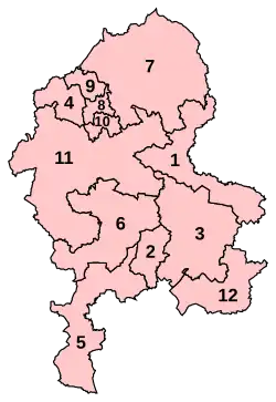 2010-2024 constituencies in Staffordshire