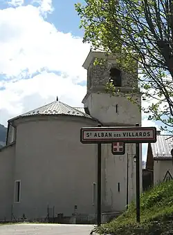 The church in Saint-Alban-des-Villards