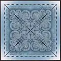 Russian stamp showing Vologda lace