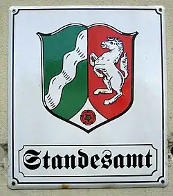 A sign in North Rhine-Westphalia