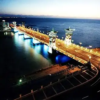Stanley Bridge Part of the Alexandria Corniche.