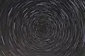 Startrail shot in Waterworks Prairie Park, Iowa.