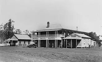 Royal Mail Hotel in Cooyar, ca. 1928