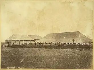 Woolshed at Wolfang Station