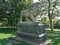 Statue of lion.