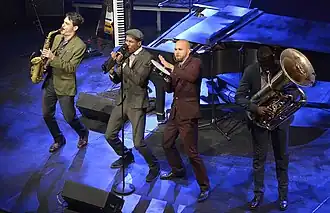 The Late Show Band performing in 2014 as Stay Human