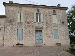 The town hall in Sainte-Croix-de-Mareuil