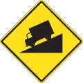 Steep hill ahead.