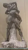 Hercules and Antaeus (c. 1622), terra-cotta, Victoria and Albert Museum, London, Great Britain.