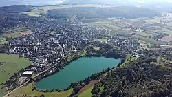 Steißlingen on the shore of the Steißlinger See
