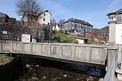 Bridge across the Steinach River in Steinach seen in April 2012