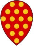 Arms of the Florentine Guild of Moneychangers (Arte del Cambio)
