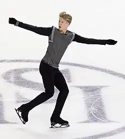 Stephen Gogolev at the 2023 Four Continents Championships