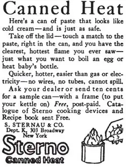A magazine advertisement for the product from 1915