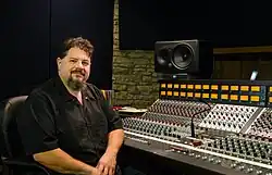 Chadie on Rupert Neve Console