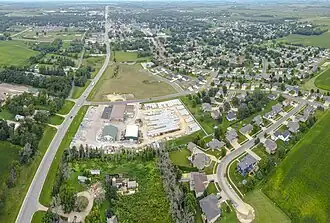 Aerial view of Stewartville