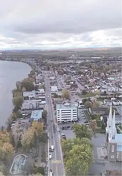 Aerial view of Saint-Félicien