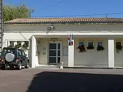 The town hall in Saint-Hilaire-du-Bois