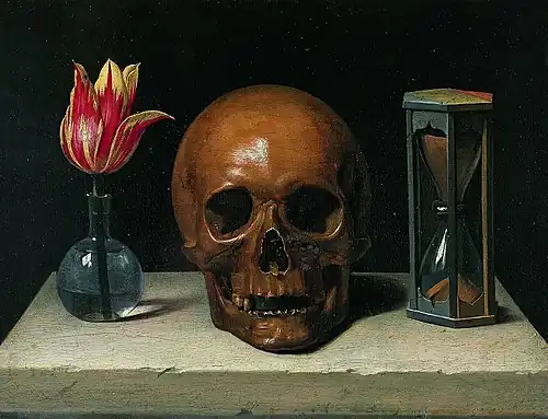 Three objects on a slab