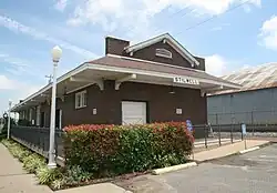 Historic train station in Stilwell