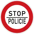 III-27a Obligation to stop (police)