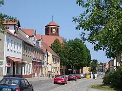 Town centre and parish church