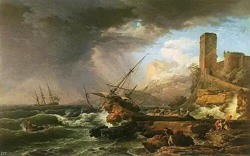 A Storm with a Shipwreck (1754), Wallace Collection