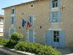 The town hall in Saint Privat en Périgord