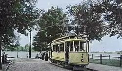 The old tramway at Barschelplatz in 1913