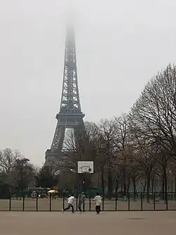 Image 11Streetball in Paris, France near the Eiffel Tower, 2005