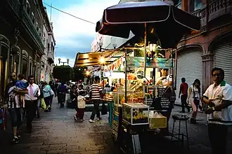 Street food stand