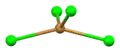 Flattened tetrahedral coordination geometry of bromine number 1