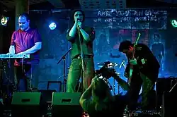 Stroszek playing at Threads of Sound gig at Stereo in Glasgow in 2008