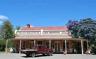 The Old Malcolms Inn, now a Bed and breakfast