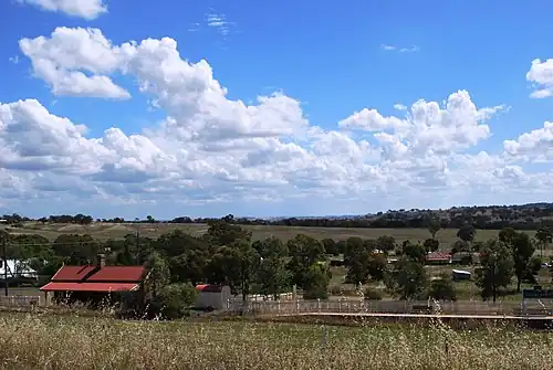 Stuart Town, overlooking the railway station