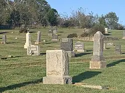 The Stull cemetery in 2019.
