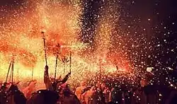 Correfoc in Sant Martí de Provençals