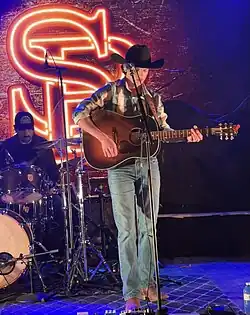 Burrows performing at The Opera House in Toronto, Ontario, in February 2026